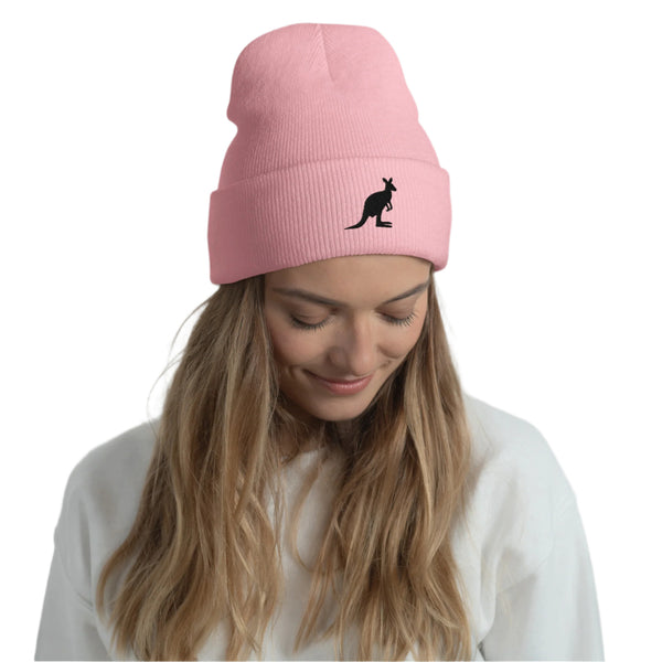 Beanie | Kangaroo Embroidery