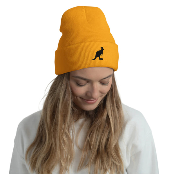 Beanie | Kangaroo Embroidery — AUS.EXE — aliencore.exe