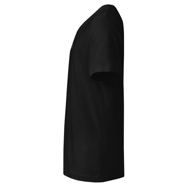 Crop V-Neck Tee | Pink Panther — Astral Waves