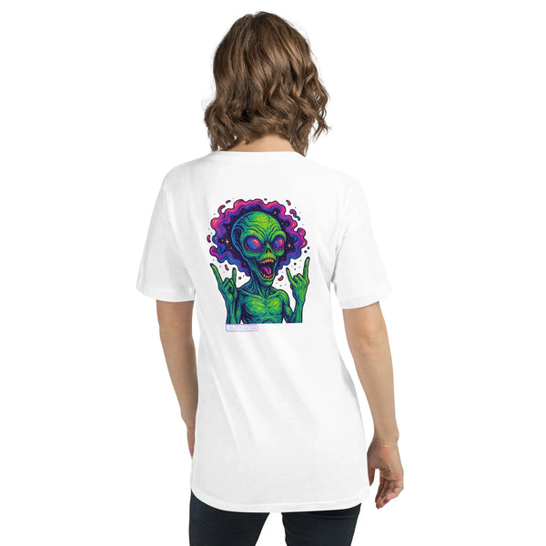 Crop V-Neck Tee | loudmode — aliencore.exe