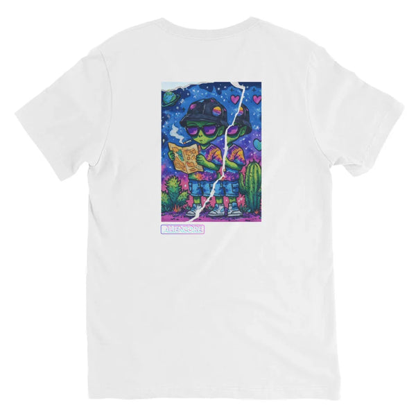 Crop V-Neck Tee | overload — aliencore.exe