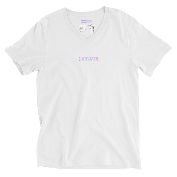 Crop V-Neck Tee | mind vacation — aliencore.exe