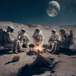 ASTRONAUT MOON