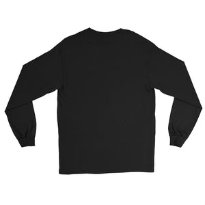 Black long-sleeve shirt on a white background