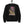 Model wearing ALIENCORE Limited Edition DINO? CODE X sweatshirt – glitch design