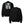 Black sweatshirt with alien graphic on the back and logo on the front, displayed on a white background.