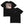 Black t-shirt with an astronaut graphic on a white background