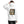 Person wearing a white hoodie with a graphic design on the back against a white brick wall.