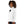 Person wearing a white hoodie with an alien logo on a white background
