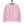 Pink sweatshirt on a hanger against a white background