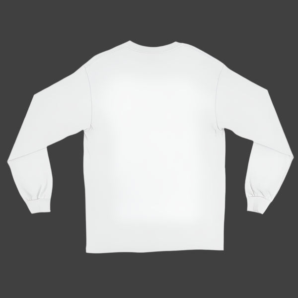 White long-sleeve shirt on a white background