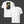 White t-shirt with graphic design on front and text on back, displayed on a white background.