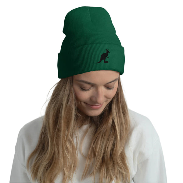 Beanie | Kangaroo Embroidery — AUS.EXE — aliencore.exe