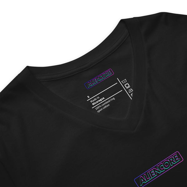 Crop V-Neck Tee | Classic ALIENCORE. — Origin Series