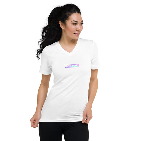 Crop V-Neck Tee | Flora-9 — LIMITED EDITION: CODE X