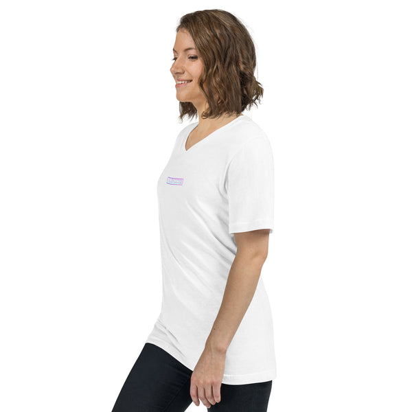 Crop V-Neck Tee | mind vacation — aliencore.exe